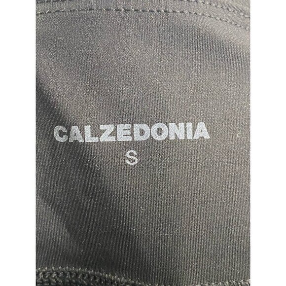 Calzedonia Womens Biker Shorts Black Pull On Yoga Waistband Stretch Activewear S - Picture 4 of 5